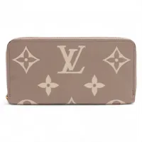 ポルトフォイユ・サラ　バイカラー　トゥルトレール×クレーム　アンプラント ヴィトン バイカラー モノグラム アンプラント ポルトフォイユサラ