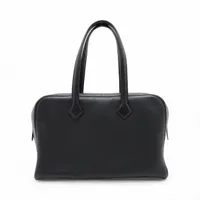 エルメス ヴィクトリア35 トリヨンクレマンス ブラック シルバー金具 B:2023年