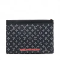 ヴィトン ダミエ グラフィットピクセル ポシェットヴォワヤージュ