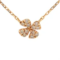 アイファニー スマイル ダイヤ ネックレス 750(YG)×K18(YG) 14.4g