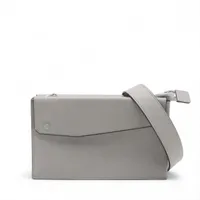 ヴァレクストラ レザー メガネケース グレー A3505811｜中古ブランド品