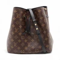 ヴィトン モノグラム ネオノエ M44020 ブラウンxブラック RFID反応あり