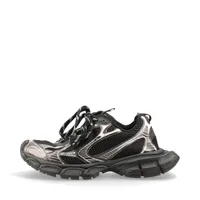 バレンシアガ 3XL フェイクレザー×メッシュ スニーカー EU44 メンズ