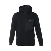 プラダ 20AW コットン×ナイロン ジャケット XL メンズ ブラック 三角