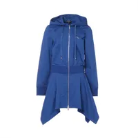 シャネル ココマーク 21AW カシミヤ パーカー 44 レディース ブルー