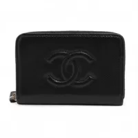 【美品✨】CHANEL ココマーク ケース キャビアスキン 金具 美品 CHANEL シャネル キャビアスキン がま口 ゴールド金具 財布 二
