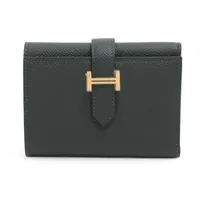 エルメス MC2ガリレイ ヴォーエプソン コンパクトウォレット ゴールド