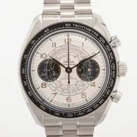 ユンハンス マックスビル クロノスコープ SS AT シルバー文字盤 027