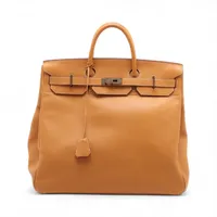 エルメス オータクロア50 アルデンヌ ブラック ゴールド金具 ○Y:1995