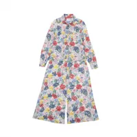 シャネル ココボタン ヴィルジニー ヴィアール 24SS コットン セットアップ 38 レディース マルチカラー  P77245V69058 Look72 Last Look プレタポルテ