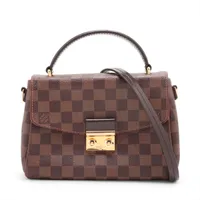 ヴィトン ダミエ クロワゼット N53000 ブラウン RFID反応あり