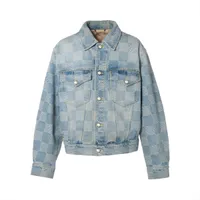 ヴィトン 24SS ナイロン ジャケット 54 メンズ ブラック モノグラム