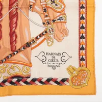 エルメス カレ45ガヴロッシュ HARNAIS DE COEUR アルネドゥクール