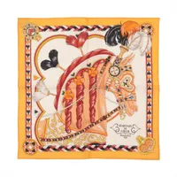 【正規品】HERMÈS ガヴロッシュ45 カシシル アルネ・ドゥ・クール エルメス カレ45ガヴロッシュ HARNAIS DE COEUR アルネドゥクール