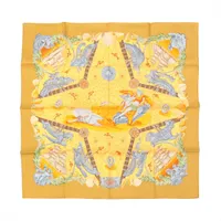 エルメス カレ90 Clic Clac クリッククラック スカーフ シルク