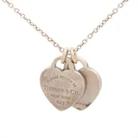 ティファニー リターントゥティファニー ミニダブルハートタグ