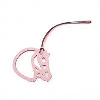 エルメス パドックシュバル チャーム レザー ピンク×レッド A4057266