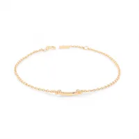 ティファニー バイザヤード ダイヤ ブレスレット 750(YG) 1.7g d0.11