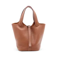 エルメス ピコタンロック18 PM トリヨンクレマンス ゴールド シルバー金具 B:2023年