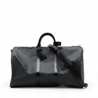 値下美品ダミエグラフィットキーポルバンドリエール55 ヴィトン ダミエグラフィット キーポルバンドリエール55 N41413