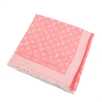 ヴィトン M76117 バンドーBB ラッキーモノグラム スカーフ シルク