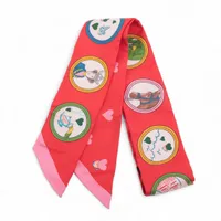 エルメス ツイリー ツインズ ド レ ブックル ビジュー スカーフ シルク