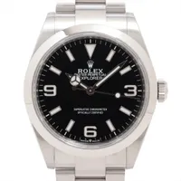 ロレックス エクスプローラー40 224270 SS SS AT 黒文字盤