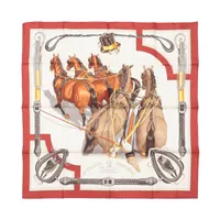 エルメス カレ90 WASHINGTON'S CARRIAGE ジョージワシントンの馬車