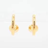 エルメス コル ピアス(両耳用) GP ゴールド×ブラック A4058499｜中古