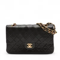 シャネル マトラッセ25 ラムスキン ダブルフラップ ダブルチェーン