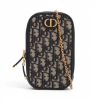 クリスチャンディオール カナージュ フォンホルダー パテントレザー