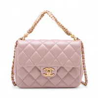 マトラッセ シャネル ミニマトラッセ キャビアスキン チェーンショルダーバッグ