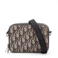 ディオール オブリーク ベルト キャンバス ブラウン カクタスジャック