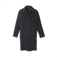 バーバリーロンドンイングランド ウール コート 48 メンズ ブラック