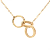 ティファニー ネックレス インターロッキング Au750 18金 コンビ 925 ティファニー ネックレス インターロッキング Au750 18金 コンビ 925