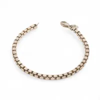 ティファニー ダブルラビングハート ブレスレット 925 1.3g ホワイト