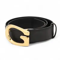 グッチ 114876 グッチシマ インターロッキングG ベルト GP×革 ゴールド