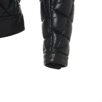 Moncler BREITMAN 20 years Leather Down jacket 0 Men's Black