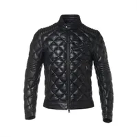 Moncler BREITMAN 20 years Leather Down jacket 0 Men's Black