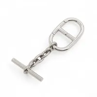 エルメス シェーヌダンクル キーリング GP シルバー A4059934｜中古