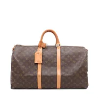 ヴィトン モノグラム ウォータープルーフ キーポル・バンドリエール55