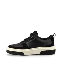 メゾンマルジェラ キャンバス×レザー スニーカー EU43 メンズ ブラック