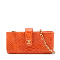 トッズ レザー ショルダーバッグ オレンジ DP014530｜中古ブランド品