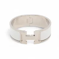 希少 エルメス バングル HERMES バングル クリッククラックPM シルバー金具 レディース