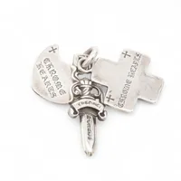 ローリーロドキン ファンシーゴシッククロス ペンダントトップ 925