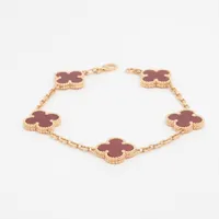 ヴァンクリーフ&アーペル ヴィンテージアルハンブラ 5P オニキス