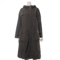 美品 タトラス スプリングコート 01 黒 ブラック　比翼 ナイロン モッズ S TATRAS（タトラス） ブルゾン アウター × Demi-Luxe BEAMS / 別注