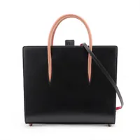 クリスチャンルブタン パネトーネ レザー×スタッズ チェーンショルダー