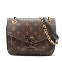 ヴィトン モノグラム パッシー M45592 ブラウン RFID反応あり