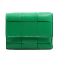 プラダ サフィアーノ 2ML049 レザー コンパクトウォレット グリーン